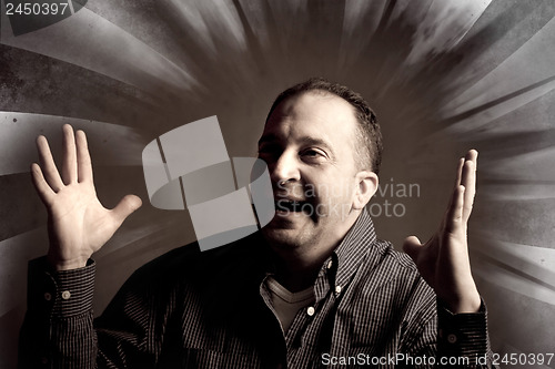 Image of Amazed Man