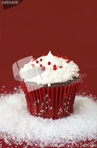 Image of Christmas cupcake