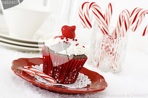 Image of Christmas cupcake