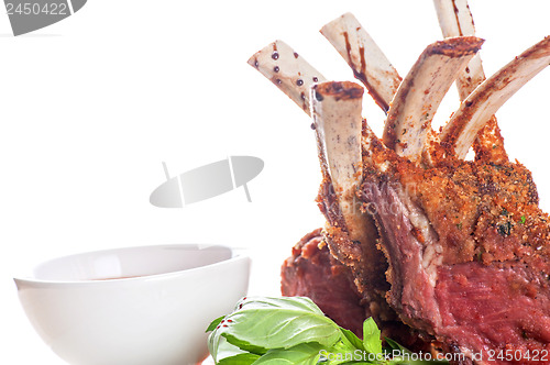 Image of roasted lamb rib