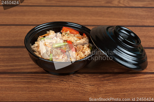Image of Rice chicken vegetable