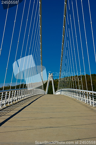 Image of The bridge across the creek, dam Vranov.