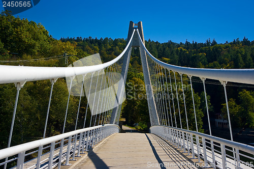 Image of The bridge across the creek, dam Vranov.