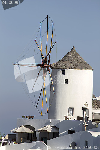 Image of Windwill in Oia, Santorini