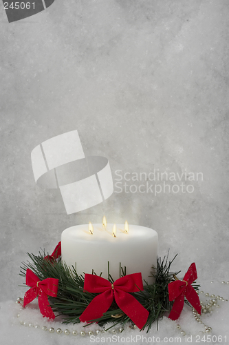 Image of Christmas candle