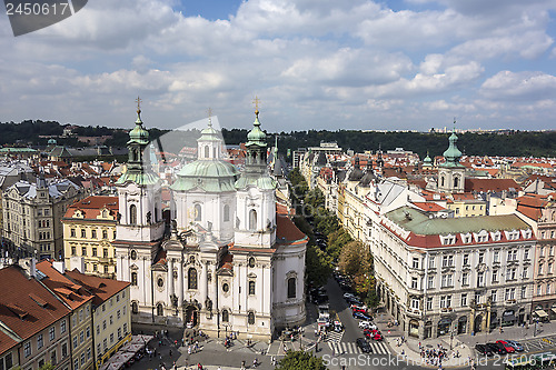 Image of aerial view of prague