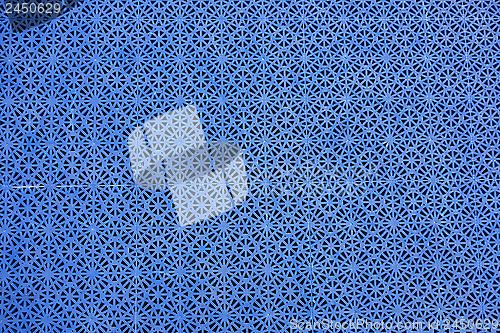 Image of Blue weavedplastic texture