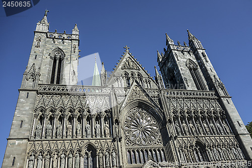 Image of Trondheim cathedral, Norway 