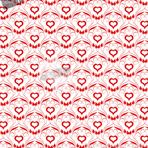 Image of seamless floral pattern