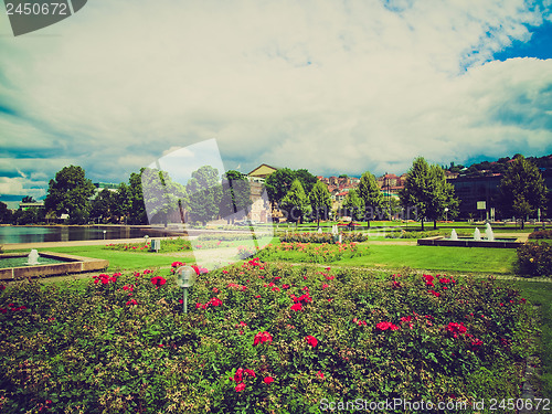 Image of Retro look Gardens in Stuttgart Germany