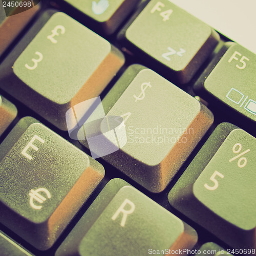 Image of Retro look Computer keyboard