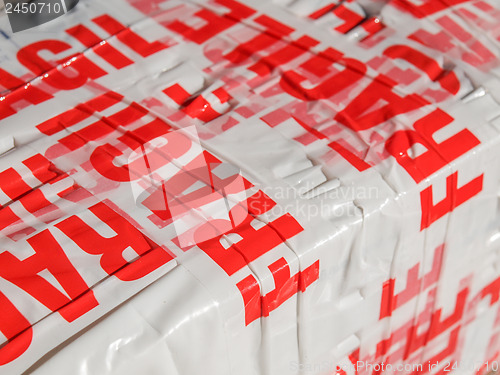 Image of Fragile packet parcel