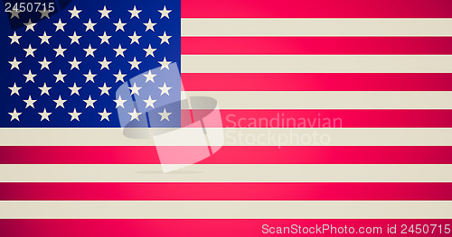 Image of Retro look Flag of the USA