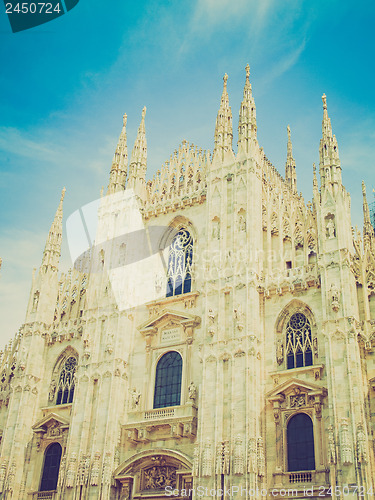 Image of Retro look Duomo, Milan