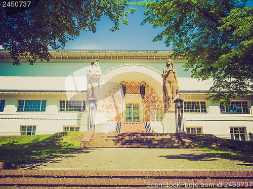 Image of Retro look Ernst Ludwig House in Darmstadt