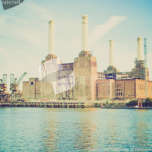 Image of Vintage look Battersea Powerstation London