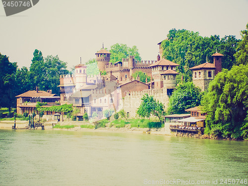 Image of Retro look Medieval castle