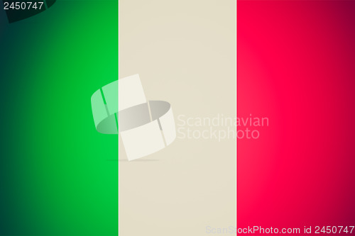 Image of Retro look Italian flag
