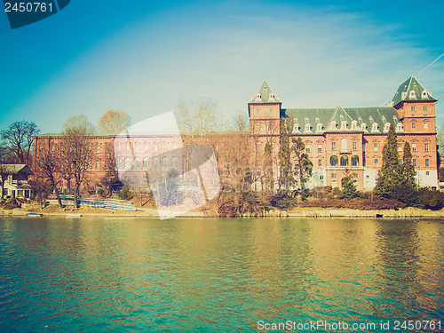 Image of Retro look Castello del Valentino, Turin, Italy