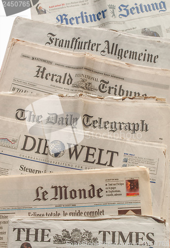 Image of International newspaper