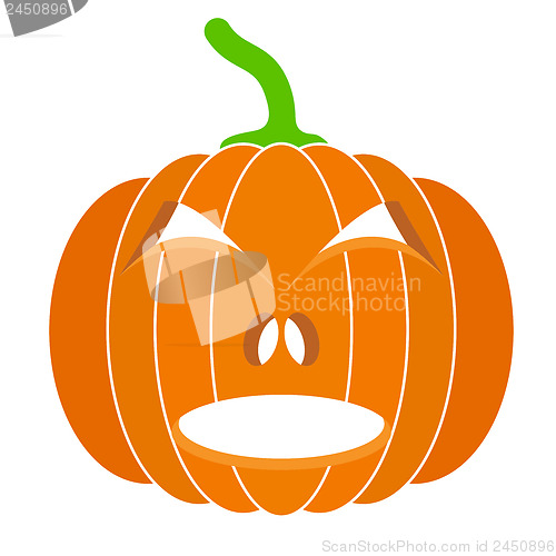 Image of pumpkins for Halloween. Vector illustration.