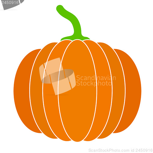 Image of pumpkins for Halloween. Vector illustration.