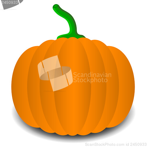 Image of pumpkins for Halloween. Vector illustration.