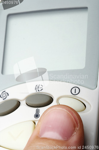 Image of Remote buttons.