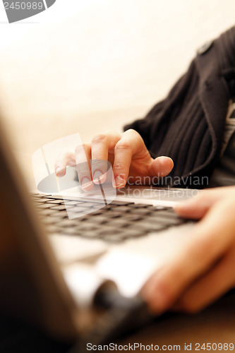 Image of laptop keyboard
