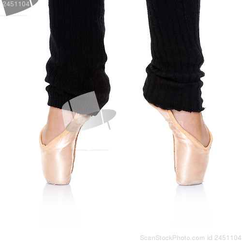 Image of Ballet feet position - en pointe