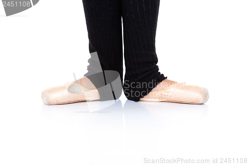 Image of Ballet feet position - en pointe