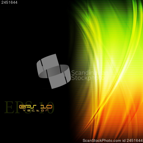 Image of Colourful waves vector design