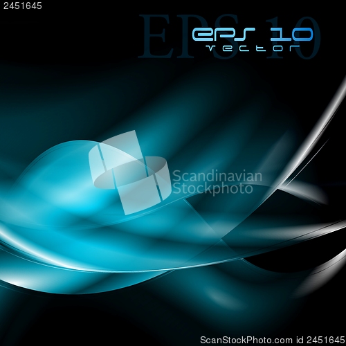 Image of Abstract blue vector design