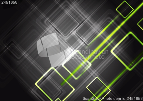 Image of Colourful shiny vector tech design