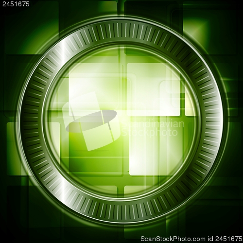Image of Dark vector hi-tech background