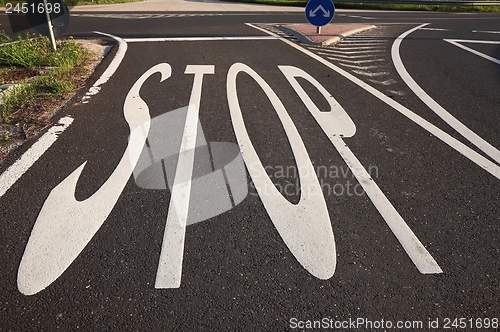 Image of Stop sign