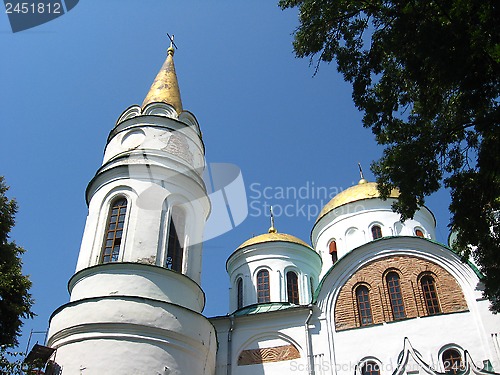 Image of beautiful Christian church in Chernigov