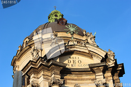 Image of The Dominican church and monastery in Lviv