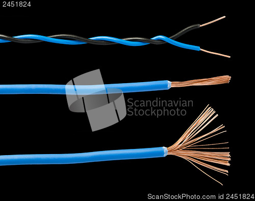 Image of Exposed cables and wires