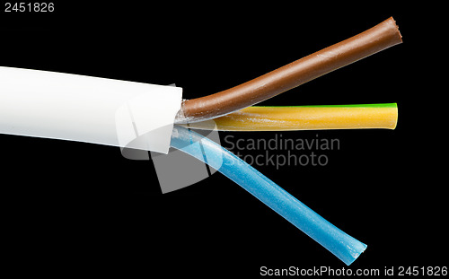 Image of Exposed cables and wires