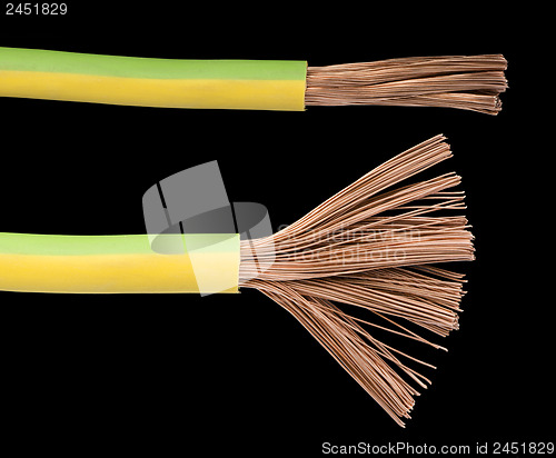 Image of Exposed cables and wires