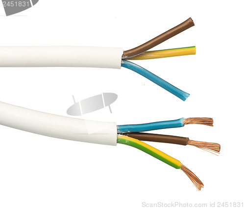 Image of Exposed cables and wires