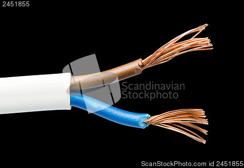 Image of Exposed cables and wires