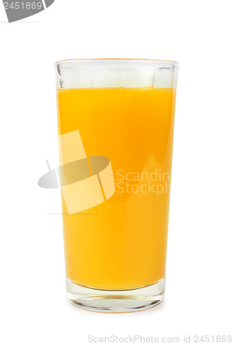 Image of Glass apricot juice.
