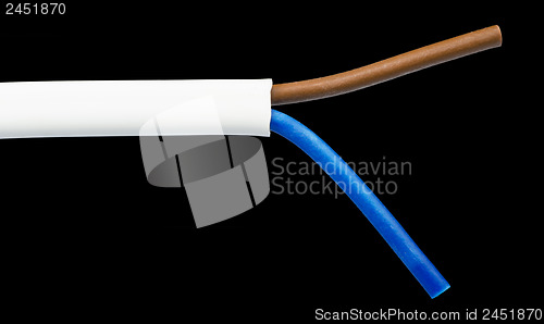 Image of Exposed cables and wires