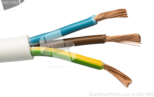 Image of Exposed cables and wires