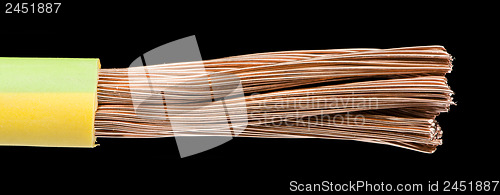 Image of Exposed cables and wires