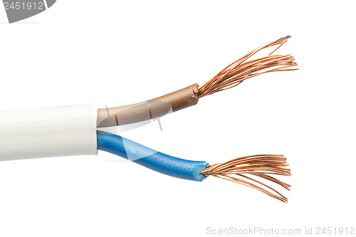 Image of Exposed cables and wires