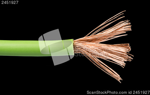 Image of Exposed cables and wires