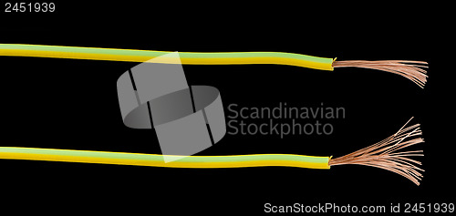 Image of Exposed cables and wires